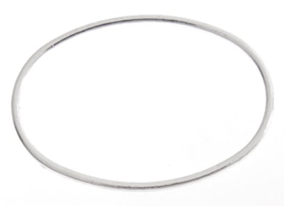 Rings Soldered Small Oval 20x13mm Silver Lead Free / Nickel Free - Cosplay Supplies Inc