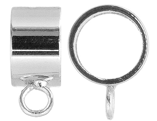 Pendant Bail Sliders 9.5x5mm Lead Free / Nickel Free