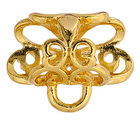 Pendant Bail Butterfly Filigree 20x12mm Gold Lead Free / Nickel Free - Cosplay Supplies Inc