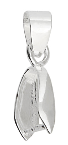 Beadalon Pinch Bails 22mm 4pcs/Pkg. Plated Silver