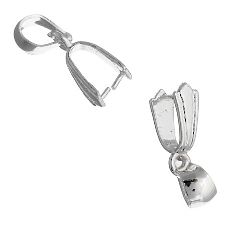 Bail Fancy Flare 7.5mm With 7mm Loop Silver