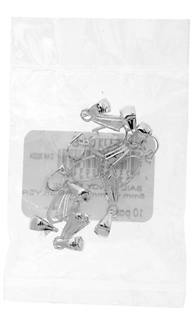 Bail Fancy Flare 7.5mm With 7mm Loop Silver