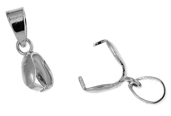 Pinch Bail Rhodium Lead Free / Nickel Free