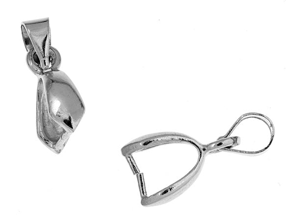 Pinch Bail Rhodium Lead Free / Nickel Free