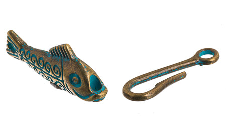 Hook & Eye - Fish 55x13mm