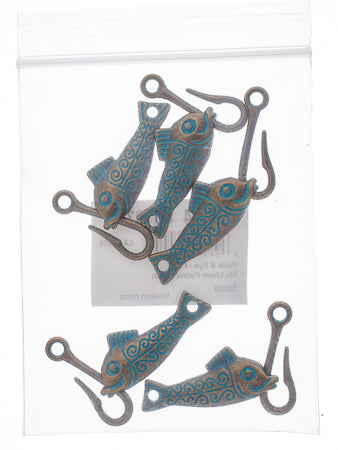 Hook & Eye - Fish 55x13mm