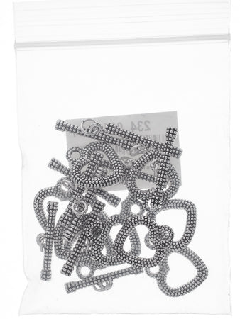 Toggle - Fancy Heart 21x27mm