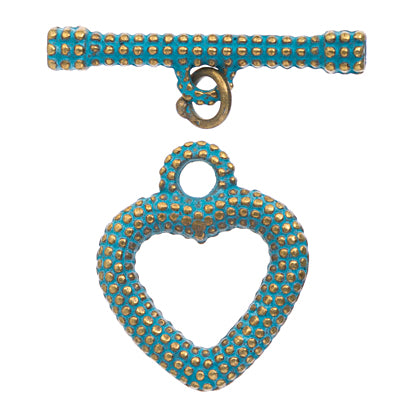 Toggle - Fancy Heart 21x27mm - Cosplay Supplies Inc