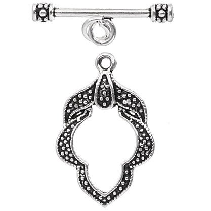 Toggle - Fancy Flower Oval 26x24mm - Cosplay Supplies Inc