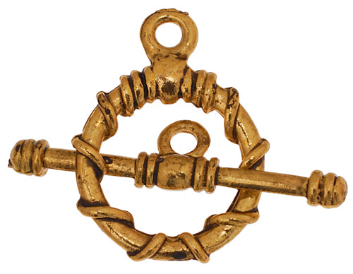 Toggle-Rope 15mm Antique  Lead Free / Nickel Free