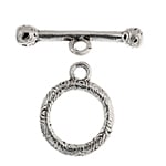 Toggle Round 22x27mm Antique  Lead Free / Nickel Free
