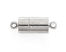 Magnetic Clasp Round Tube Insert 7x20mm Nickel 10Pairs - Cosplay Supplies Inc