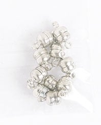 Magnetic Clasp Lid Shape 5x10mm Nickel 10Pairs