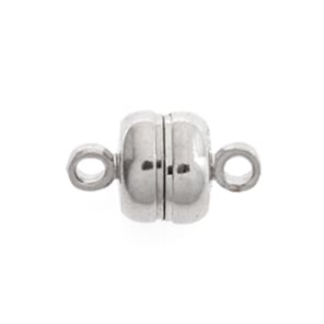 Magnetic Clasp Lid Shape 5x10mm Nickel 10Pairs