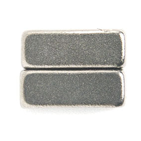 Magnetic Clasp Rectangular 16x6x6mm 3Hole Nickel 10Pairs