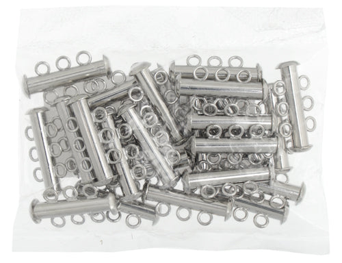 Tube Clasp With 3-Strands Lead Free / Nickel Free