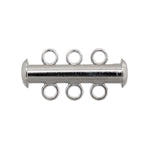 Tube Clasp With 3-Strands Lead Free / Nickel Free - Cosplay Supplies Inc