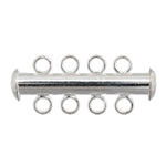 Tube Clasp With 4-Strands Lead Free / Nickel Free - Cosplay Supplies Inc