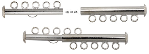 Tube Clasp With 5-Strands Lead Free / Nickel Free