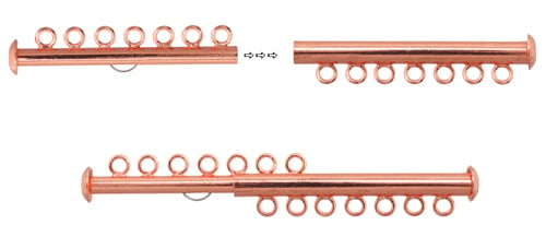 Tube Clasp With 7-Strands Lead Free / Nickel Free