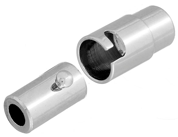 Magnetic Clasp-Tube Twist Lock 15mm  Lead Free / Nickel Free (1pc)