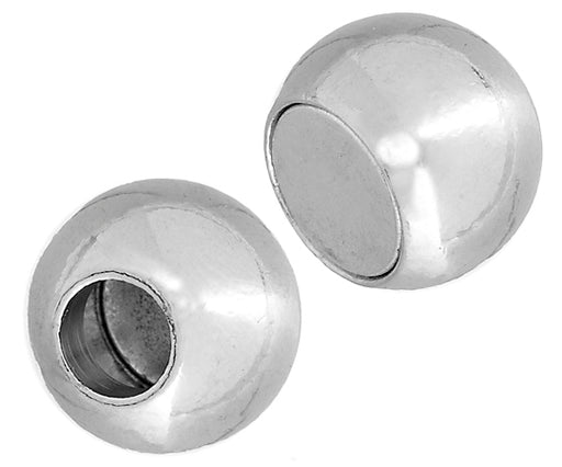 Magnetic Clasp - Ball 18x11.5mm  Lead Free / Nickel Free (1pc)