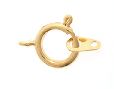 Spring Ring With Attachment 7mm Lead Free / Nickel Free - Cosplay Supplies Inc