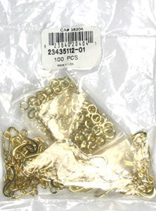 Hook & Eye 23x6mm 100 Sets Lead Free / Nickel Free