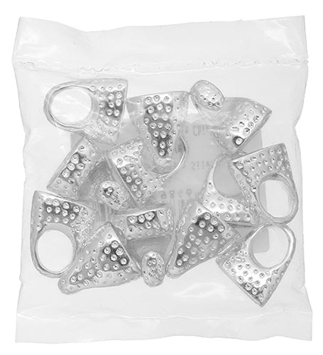 Hook & Eye Triangle  25x12mm (6pcs) Lead Free / Nickel Free