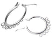 Chandelier Earring 7 Ring 23mm  Nickel Free