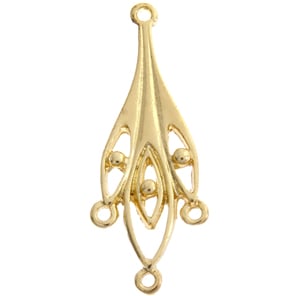 Chandelier Earring 34mm 4 Ring  Lead Free / Nickel Free - Cosplay Supplies Inc