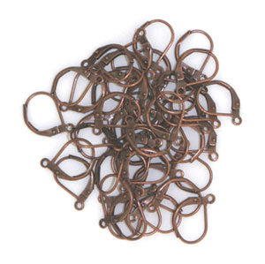 Lever Back French Earwire With Ring 13x10mm Lead Free / Nickel Free