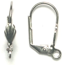 Lever Back Earwire With Shell Shape Lead Free / Nickel Free