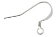 Fish Hook Earwire Slender 17mm Nickel Color Lead Free / Nickel Free - Cosplay Supplies Inc