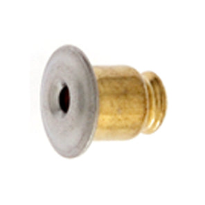 Earring Bullet Clutch 6x5mm Gold Lead Free / Nickel Free - Cosplay Supplies Inc