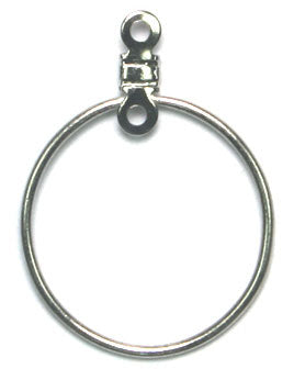 Earhoop Link Round 20mm Nickel Color Lead Free / Nickel Free