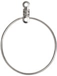 Earhoop Link Round 25mm Lead Free / Nickel Free - Cosplay Supplies Inc