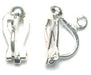 Clip-On Earring With Hook 13x8mm Lead Free / Nickel Free