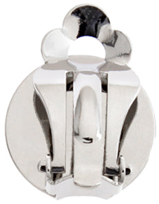 Earring Clip-On Flat 14mm Nickel Color Lead Free / Nickel Free - Cosplay Supplies Inc