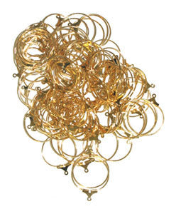 Ear Hoop Round 25mm Lead Free / Nickel Free