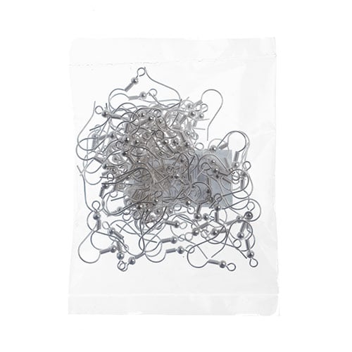 Fish Hook Silver (Brass/Tin) Nickel Free