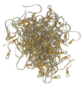 Fish Hook 2-Tone (Brass/Tin) Nickel Free