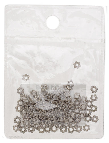 Bead Cap-Daisy 5mm Antique Silver Lead Free / Nickel Free