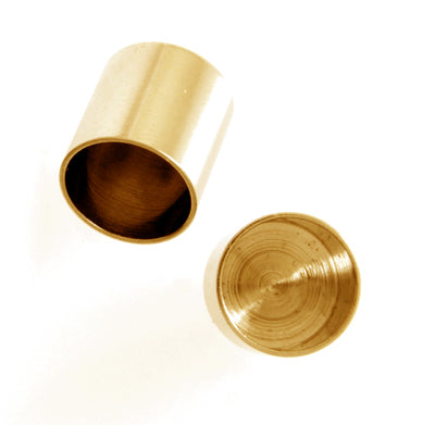 Necklace Cap Gold With Loop 4mm