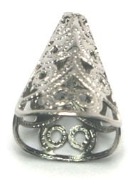 Filigree Cone 12x15mm Lead Free / Nickel Free