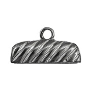 Kumihimo End Cap 28x10mm Rectangle  Lead Free / Nickel Free - Cosplay Supplies Inc