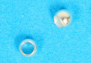 Beadalon Crimp Beads 3.0mm 1.5g Plated Silver 75pcs