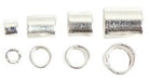 Beadalon Crimp Tubes Variety Pack #1-4 Plated Silver 600 Pcs