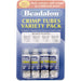 Beadalon Crimp Tubes Variety Pack #1-4 Plated Silver 600 Pcs - Cosplay Supplies Inc