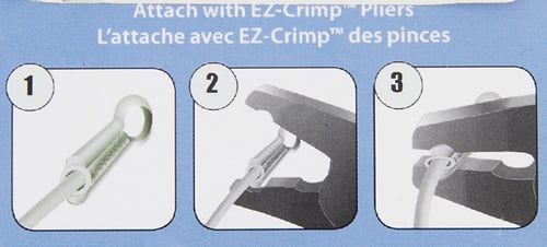 Beadalon Ez-Crimp Lobster (3Sets) Plated Silver Nickel Free